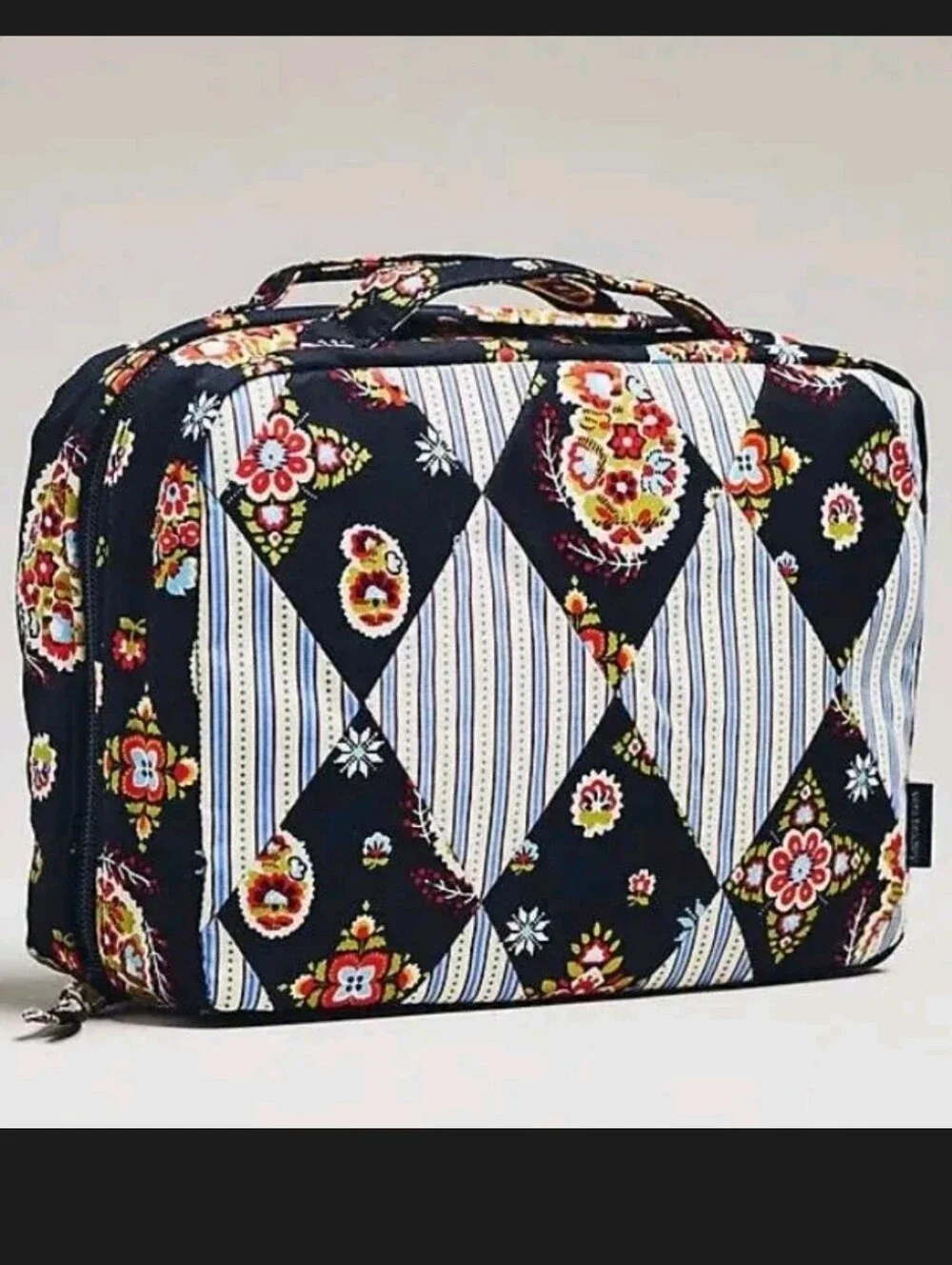 NWOT! Vera Bradley × Anthro,Hanging Travel Organizer,Diamond Patchwork Northstar